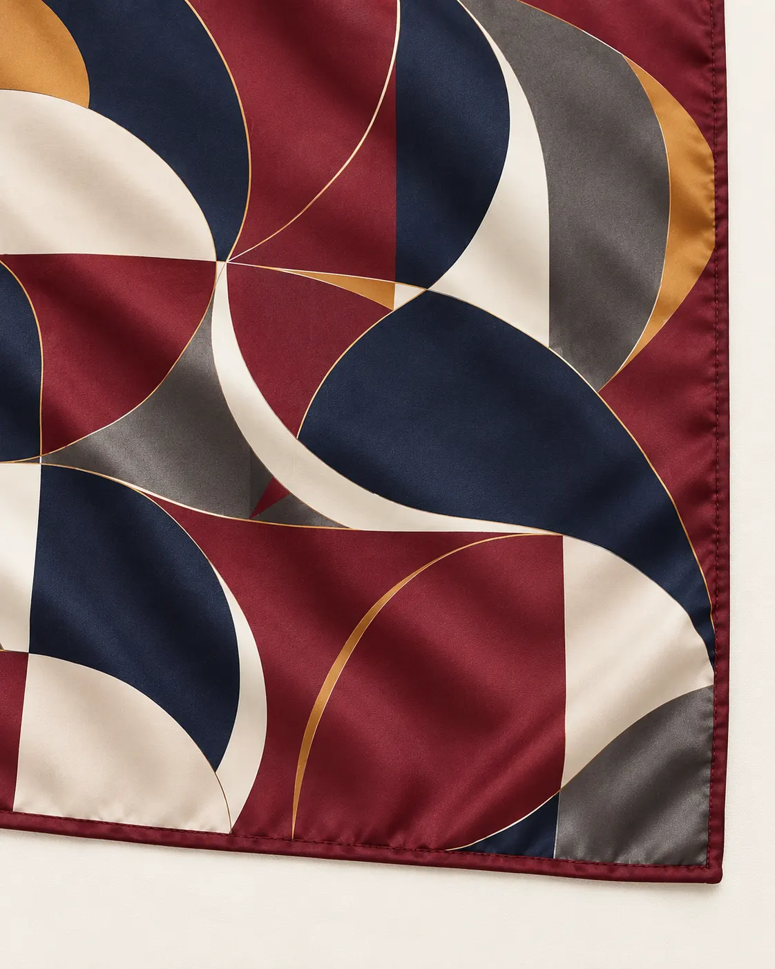 Mascada vino, detalle de estampado